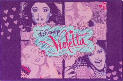 Produktbild von Disney VIOLETTA Teppich Kinderzimmer Kinderteppich lila 95-133cm