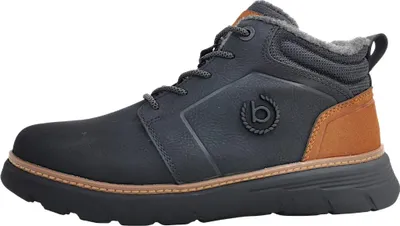 Image de Bugatti - Bottes pour hommes, lacets, couleur noire, style décontracté