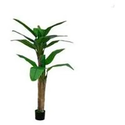 Immagine prodotto di Pianta artificiale Banano 160h con vaso e 2 fusti
