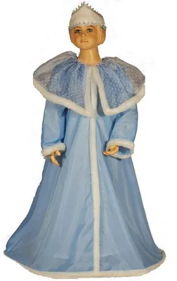 Produktbild von U Wiktora Winterkostüm Schneeflocke Kleid für Mädchen 110-116