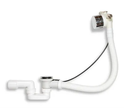 Immagine prodotto di Novaservis Accessori - Set di scarico e troppopieno per vasca da bagno con riempimento, cromato 488,0