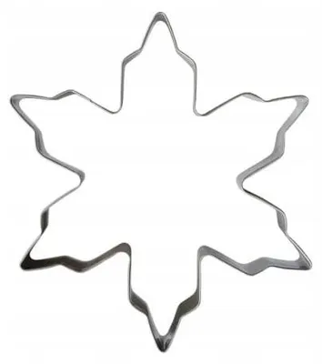 Produktbild von EkoForemki Schneeflocken-Ausstecher Keksform Winterlich 5,8 cm