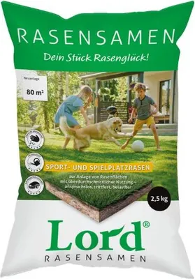 Produktbild von Lord Rasensamen Sport- und Spielplatzrasen 2,5 kg
