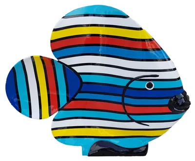 Image de Décoration moderne Maison Jardin Décoration Figure Statue Sculpture Abstraite Poisson 50 cm