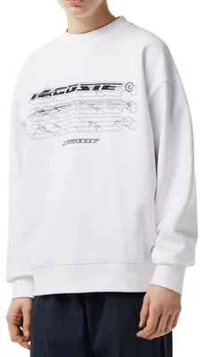 Produktbild von Herren-Sweatshirt Lacoste SH5540 Loose Fit Weiß S