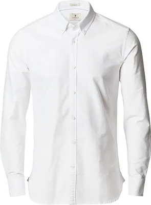 Produktbild von Nimbus Herren Rochester Slim Fit Langarm Oxford Hemd RW5439 (M) (Weiß)