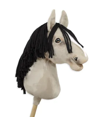 Obrázok produktu pre Hobby Horse Veľký kôň na palici Premium - svetlo béžový A3