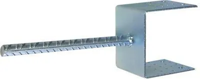 Produktbild von bodenankerfuß 14-02 100x80mm BV/P Zn