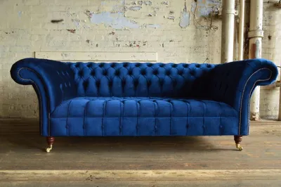 Produktbild von Chesterfield Design Luxus Polster Sofa Couch Sitz Garnitur Leder Textil Neu #150