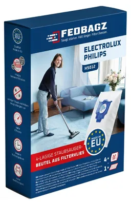Image de Sacs d'aspirateur - 4 pièces - Sacs de rechange pour différents modèles d'aspirateurs - Tissu filtrant multicouche
