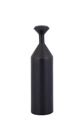Image de PTMD Chandelier Yanou - 7x7x29 cm - Aluminium - Noir