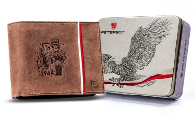 Produktbild von Peterson Portemonnaie aus Leder für Männer Coastdevista braun One size