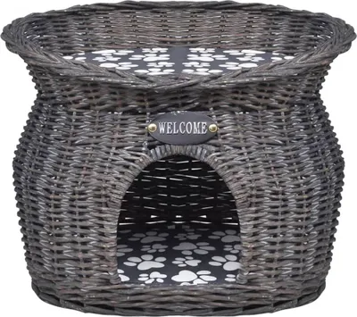 Obrázok produktu pre vidaXL Jaskyňa na maznanie pre mačky s vankúšom Willow