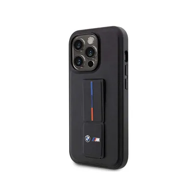 Imagen del producto de Funda para iPhone 14 Pro Max, estilo "Grip" de BMW, con estampado en relieve, color