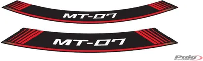 Immagine prodotto di PUIG 9136R Strisce per cerchi speciali per YAMAHA MT-07 Rosso