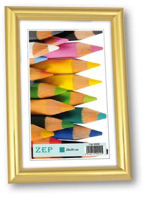 Produktbild von Kunststoffrahmen Ledana gold 13x18