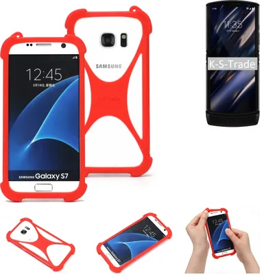 Produktbild von K-S-Trade Handy-Hülle kompatibel mit Motorola Razr (2019) Schutz-Hülle Bumper Silikon Schutz Hülle Cover Case Silikoncase Silikonbumper TPU