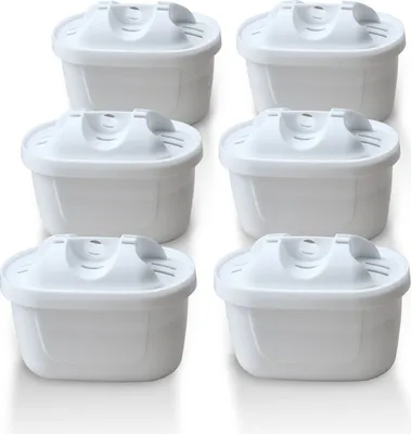 Produktbild von 6x Wasserfilter Marke Delfin Alternative für Brita Maxtra + Patrone