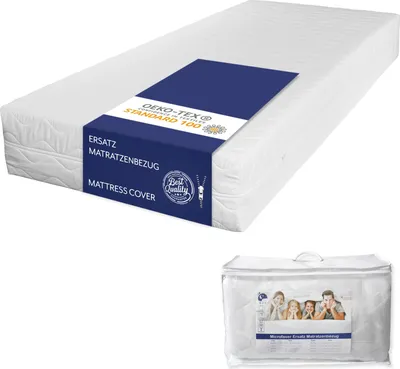 Produktbild von Potah na matraci 90x200cm Chránič matrace se zipem Ochranný potah prošívaný oboustranně prošívaný polyesterovou tkaninou