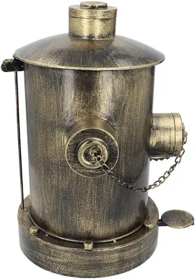 Produktbild von Antikes Mülleimer - Retro-Verschleißbehälter - Dekorativer Abfallbehälter - Hochwertiger Stahlschrottbehälter - Große Fassungsvermögen - Exquisite Oberflächenbearbeitung