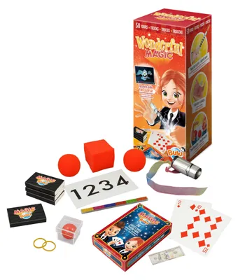 Zdjęcie produktu dla BUKI 6064 - Zestaw magicznych sztuczek – Wspaniały – Zestaw do sztuczek magicznych dla dzieci od 7 roku życia – 50 sztuczek