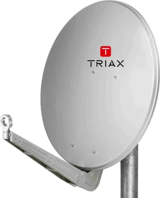 Image de TRIAX ALU SAT Spiegel, FESAT 100 HQ, 97x104 cm, gris clair RAL 7035, 1 pièce.