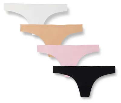 Produktbild von A. Essentials Damen Nahtlose Atmungsaktive Unterwäsche Für Damen Tanga, Gebondet