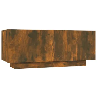 Produktbild von vidaXL TV-Schrank Räuchereiche 100x35x40 cm Holzwerkstoff