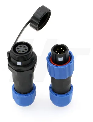 6-Pin IP68 Wasserstecker Kabelmontage Stecker Buchse Outdoor