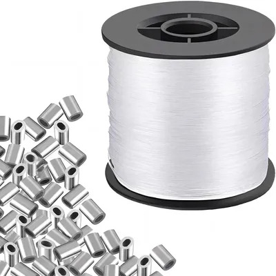 Image de Fil de nylon pour la pêche, 0,8 mm x 200 m, transparent