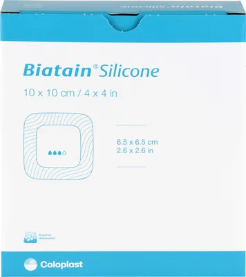 Produktbild von Biatain Silicone Schaumverband 10x10cm, 10 St VER