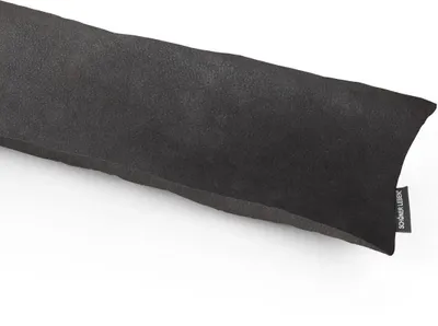 Produktbild von SCHÖNER LEBEN. Zugluftstopper Kunstleder Dust uni anthrazit Auswahl 120cm Länge