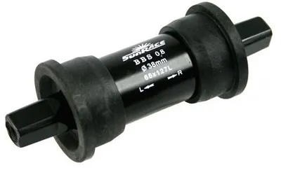 Image de SunRace Pédalier BBS08 JIS 127 / 38 mm avec roulement à billes Sans axe