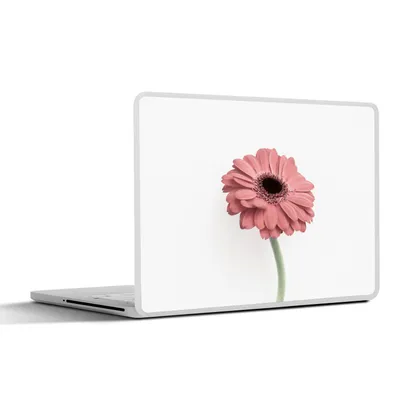 Produktbild von MuchoWow® Laptop Aufkleber Sticker Cover Blumen - Rosa - Natur - Weiß - Pflanze 36.5x27.5 cm - Laptop-Sticker