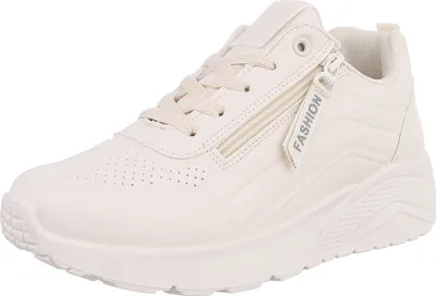 Produktbild von Ital-Design Damen Freizeitschuhe  Lederoptik Sneakers Low 88843407 Beige Gr.  38
