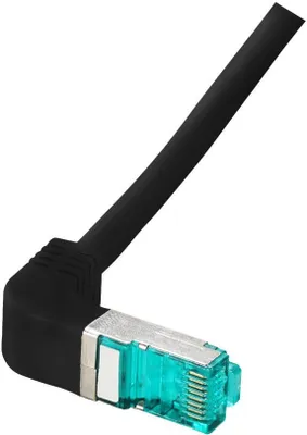 Zdjęcie produktu dla EFB RJ45 Patchkabel S/FTP, Cat.6A, LSZH,90° gewinkelt, 3m