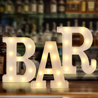 Produktbild von LED-Neon-Schild für Bars und Wanddekoration mit Buchstabenleuchten