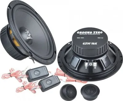 Produktbild von Ground Zero GZIC 16X 2-Wege Einbau-Lautsprecher-System, passiv, 150 Watt