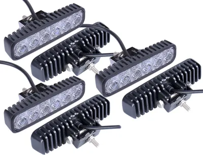 Produktbild von Greenmigo 6x 18W LED Lampe square Scheinwerfer kaltweiß Spot IP67 Arbeitsscheinwerfer