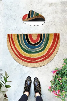 Produktbild von Conceptum Hypnose, Porque, Coco Fußmatte, Mehrfarbig, 45 x 75 cm, 100 % KOKOSNUSSFADEN