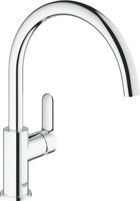 Produktbild von Grohe Einhand-Spültischarmatur BAUEDGE DN 15 Einlochmontage hoher Auslauf chrom