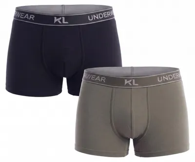 Immagine prodotto di Kisses&Love, confezione da 2 boxer da uomo in cotone elasticizzato, modello KLB1