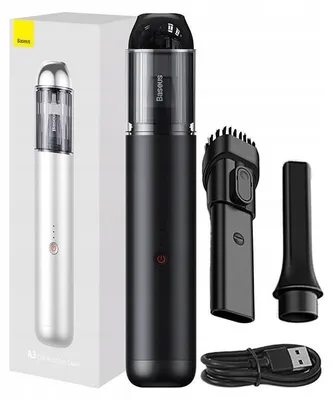 Obrázok produktu pre Bezdrôtový ručný vysávač do auta Baseus, akumulátorový, HEPA filter, 15000 Pa, model 26781