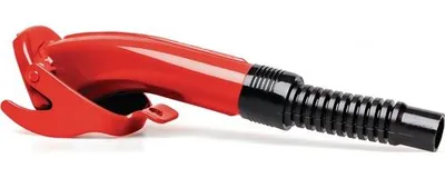 Produktbild von Ausgießstutzen f.Benzin/Diesel o.Fehlbetankungssperre L.280mm B.68mm rot