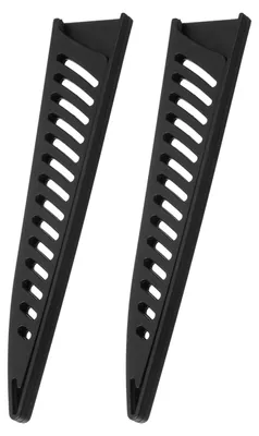 Messerschutzhüllen 2er-Pack, Klingenschutz 15 cm, schwarz