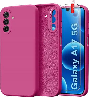 Obrázok produktu pre Puzdro pre Samsung A17 5G, silikónové, flexibilné + ochranné sklo 9H