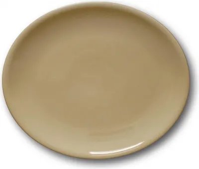 Immagine prodotto di Piatto ovale in porcellana marrone - L 28 cm - Siviglia