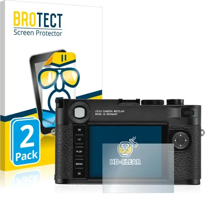 Produktbild von 2x Für Leica M10-R Schutzfolie BROTECT Displayschutz Display Schutz Folie Klar Transparent