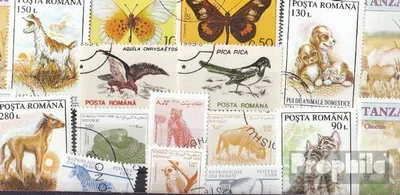 Produktbild von Briefmarken Motive 100 verschiedene Tiere Marken