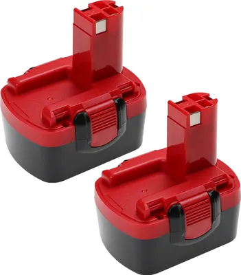 Produktbild von vhbw 2x Akku kompatibel mit Bosch PST 14.4V, PSR1440, PSR 140, PSR1440/B, PSR 14.4/N, PSR 14.4VE-2(/B), PSR 14.4-2 Werkzeug (2500 mAh, NiMH, 14,4 V)